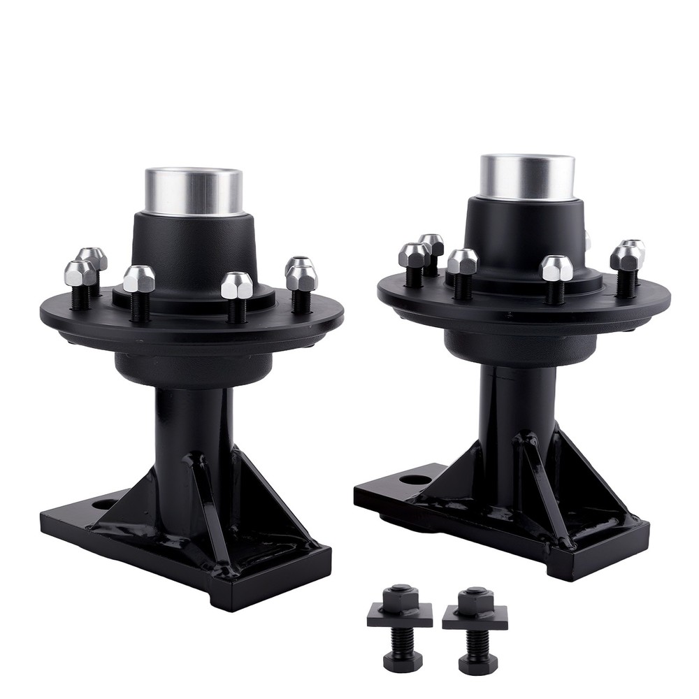 Container Wheel Assembly Kit for 8x6.5 Bolt Pattern Spindle Hub Set #42 Pair