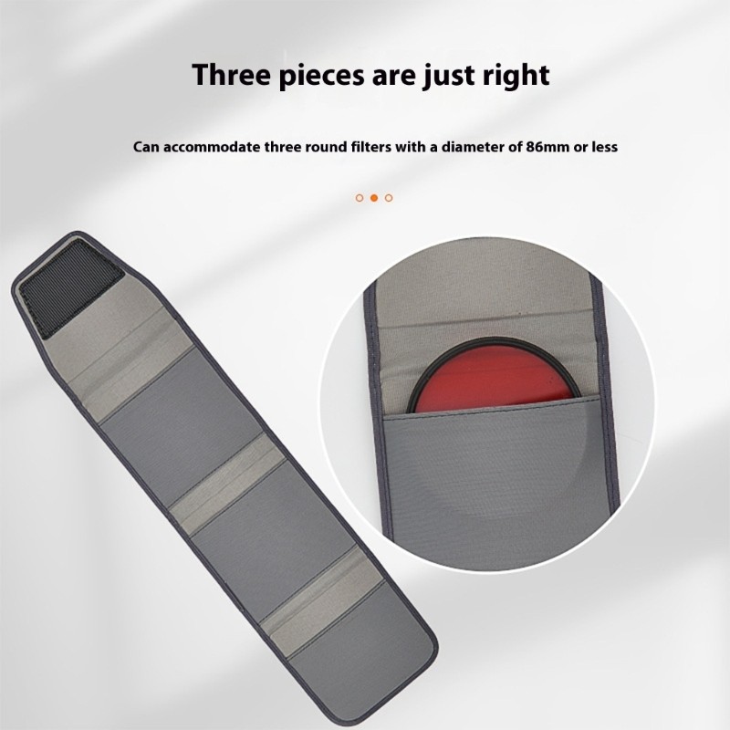 Filter Organizers Lens Filter Case For Circular And Rectangular Camera Filters