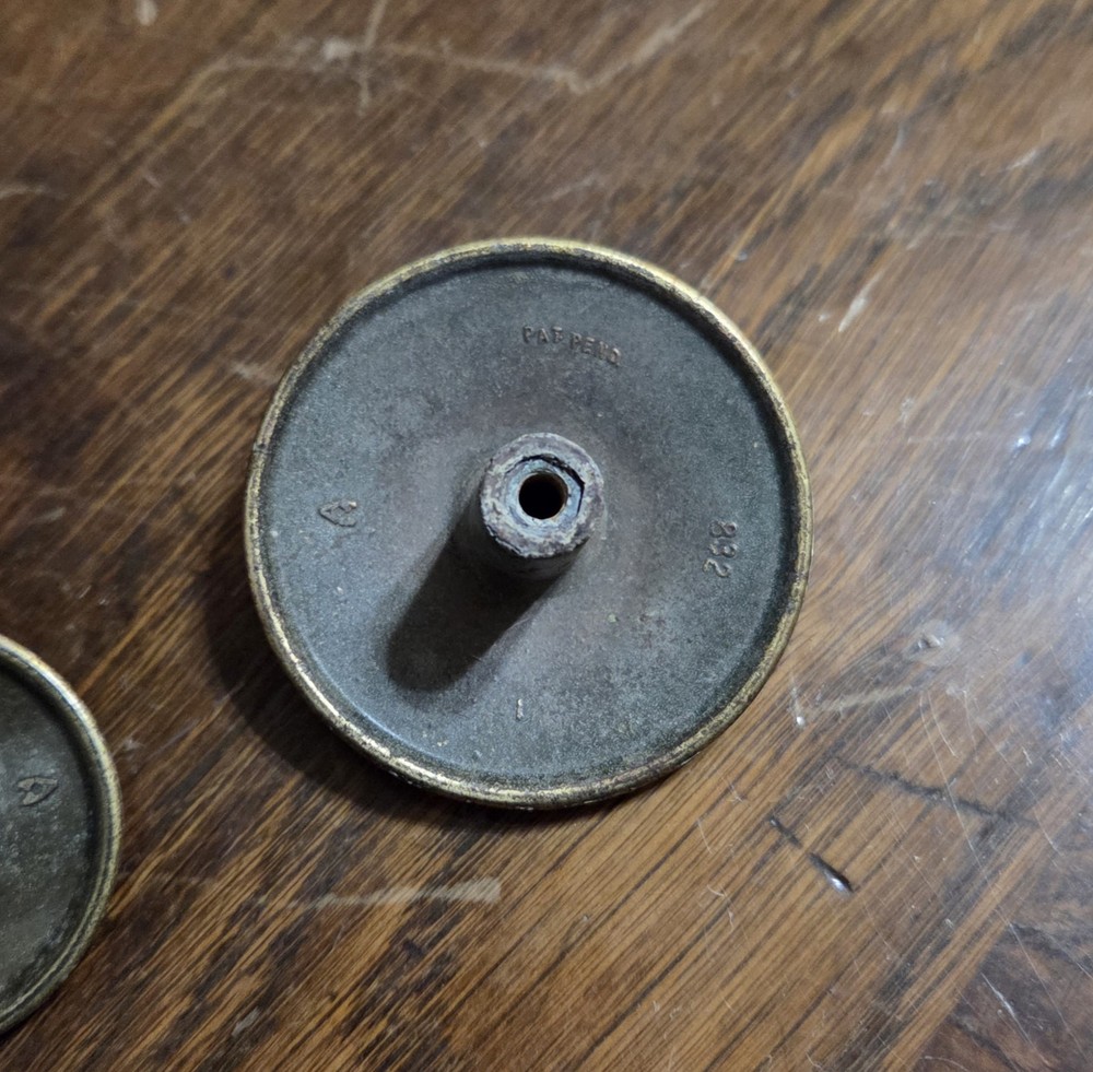 x3 Vintage Ajax Zodiac Drawer Pulls Knobs Handles