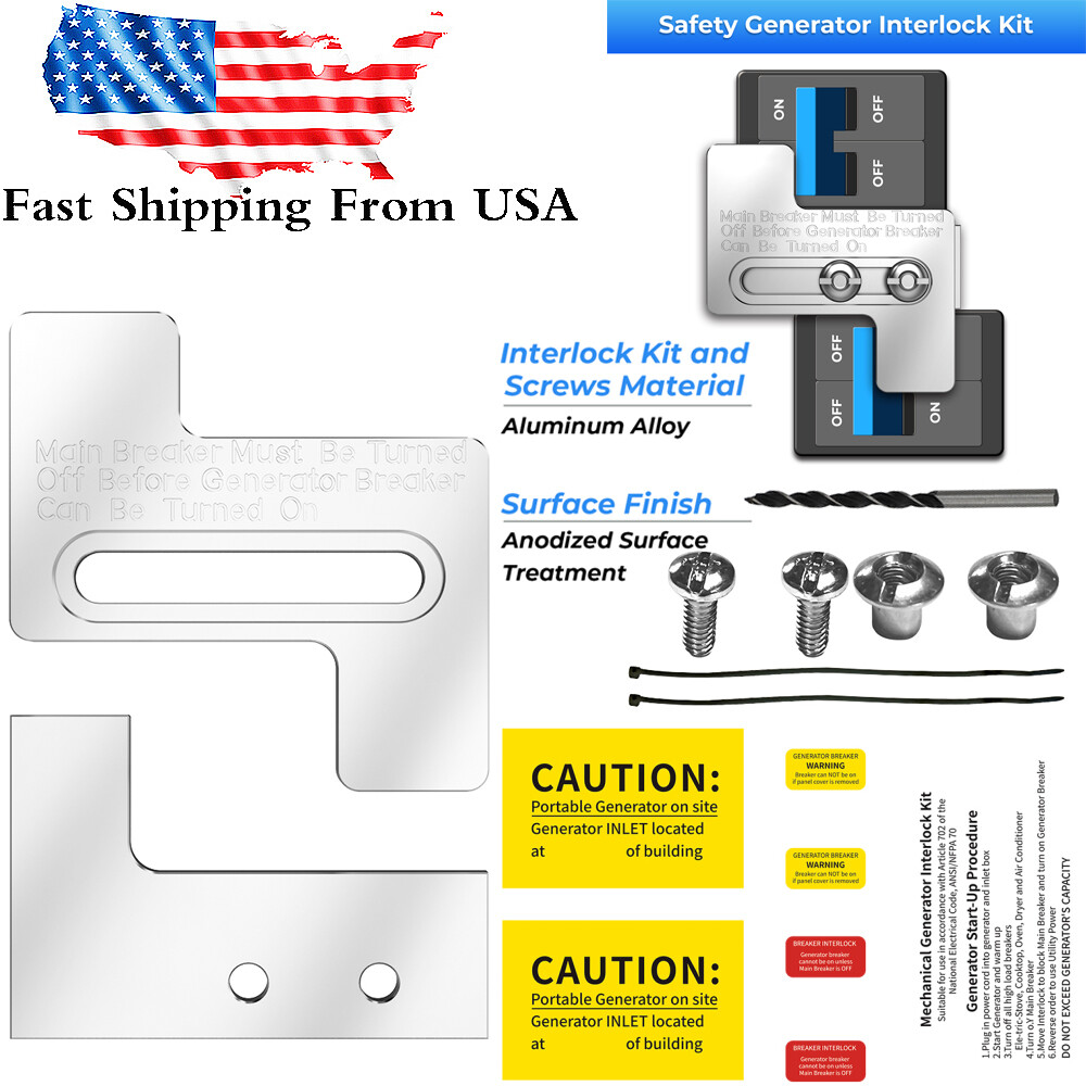 Interlock Kit For Challenger Westinghouse 200 Amp Panel Generator
