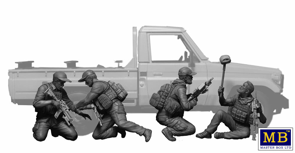 Master Box 35207 Danger Close. Special Operations Team, Present Day 1/35