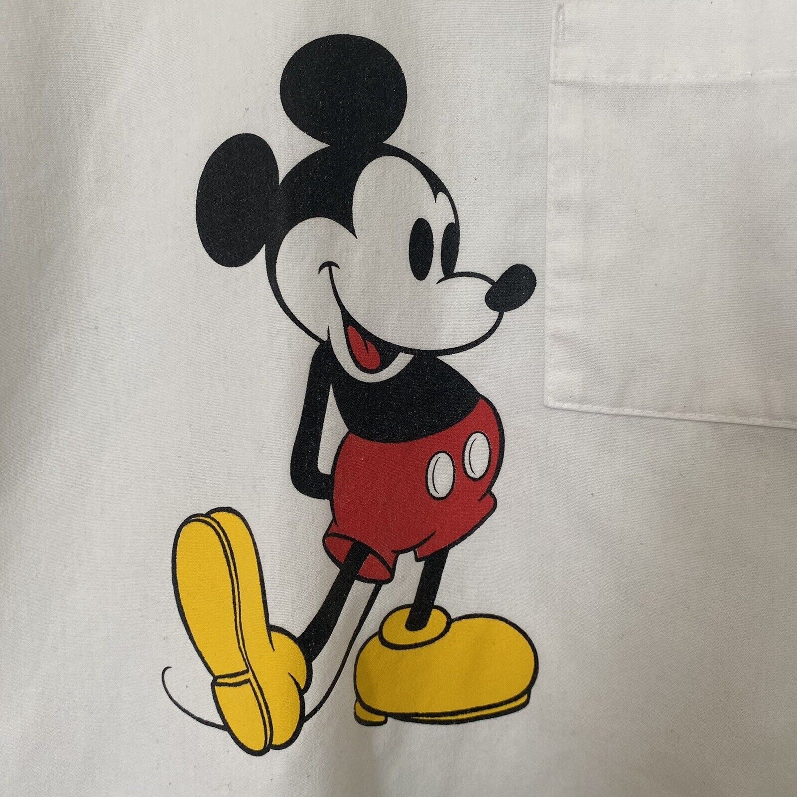 Disney 75 Years Of Fun Mickey Mouse Scrub Top *Rare* Size M
