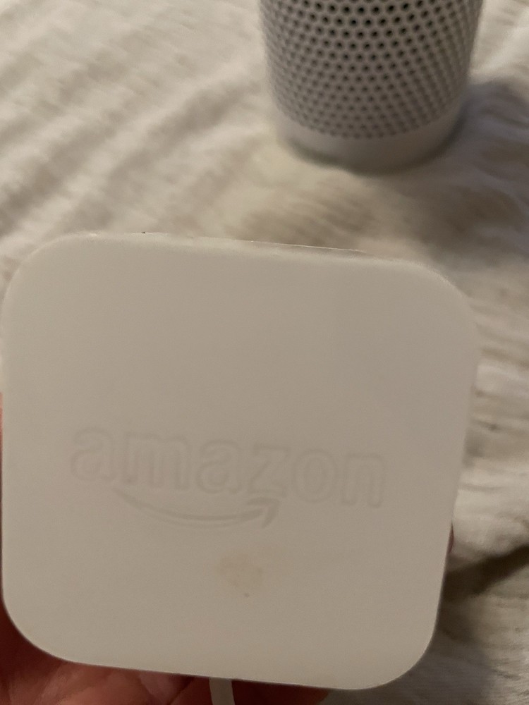 Amazon Echo Speaker Bluetooth WiFi Alexa Smart First Gen White Compact Works