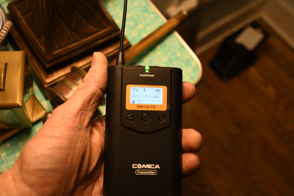 Comica Audio CVM-WM100 Camera-Mount Wireless Omni Lavalier Microphone System