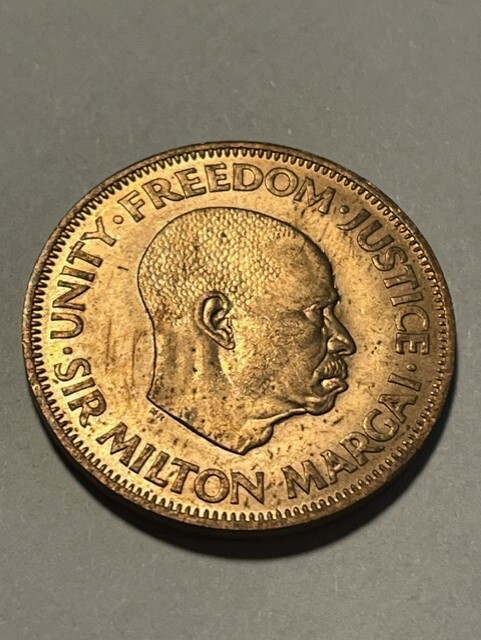 1964 Sierra Leone 1 Cent Unc+ #9166