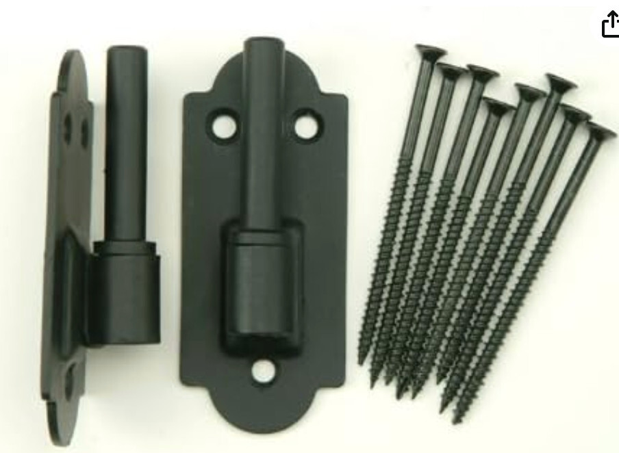 1/2" Offset Shutter Pintles (Pair) Stainless SteelBrand