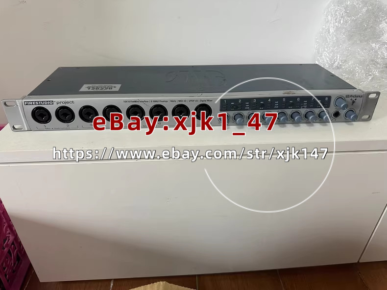 PreSonus+96kHz+eight channel voice amplifier, functioning properly /xjk