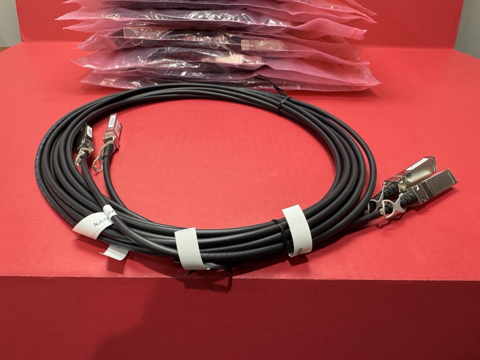 cisco SFP-H10GB-CU5M cable lot of 28 14 bags 2 on each bag