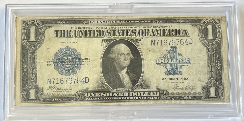 1923 $1 SILVER CERTIFICATE VERY FINE HORSE BLANKET NOTE
