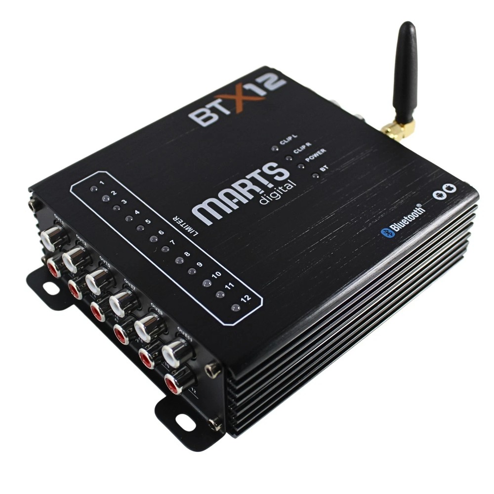 Marts Digital 4v 6 Input /12 Output Channels Bluetooth Android/iOS BTX12 DSP