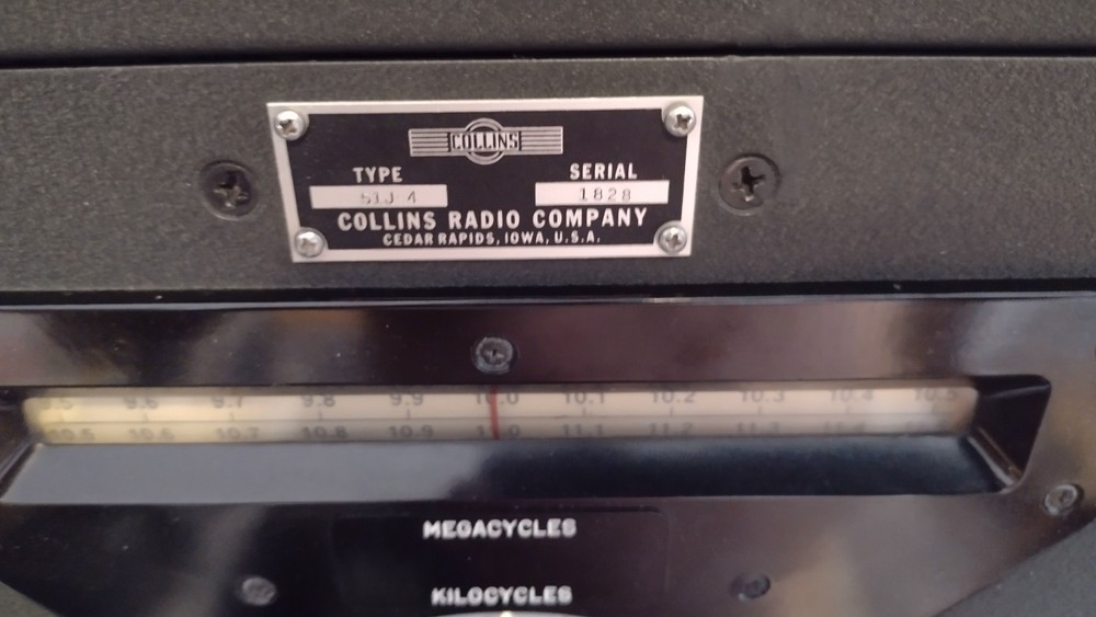 COLLINS 51J4 RECEIVER, EXCELLENT PLUS CONDITION