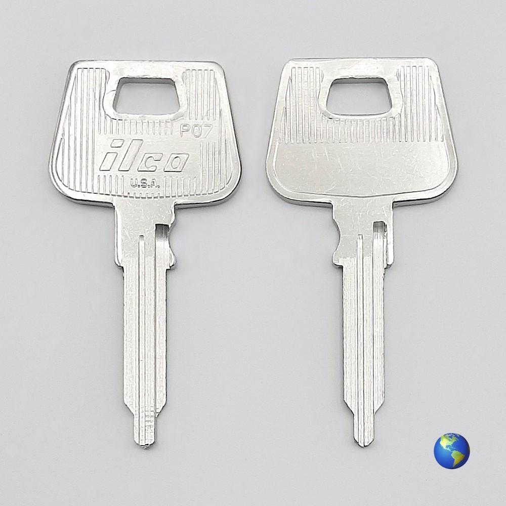 PO7 Key Blanks for Various Models by Porsche (1 Key)