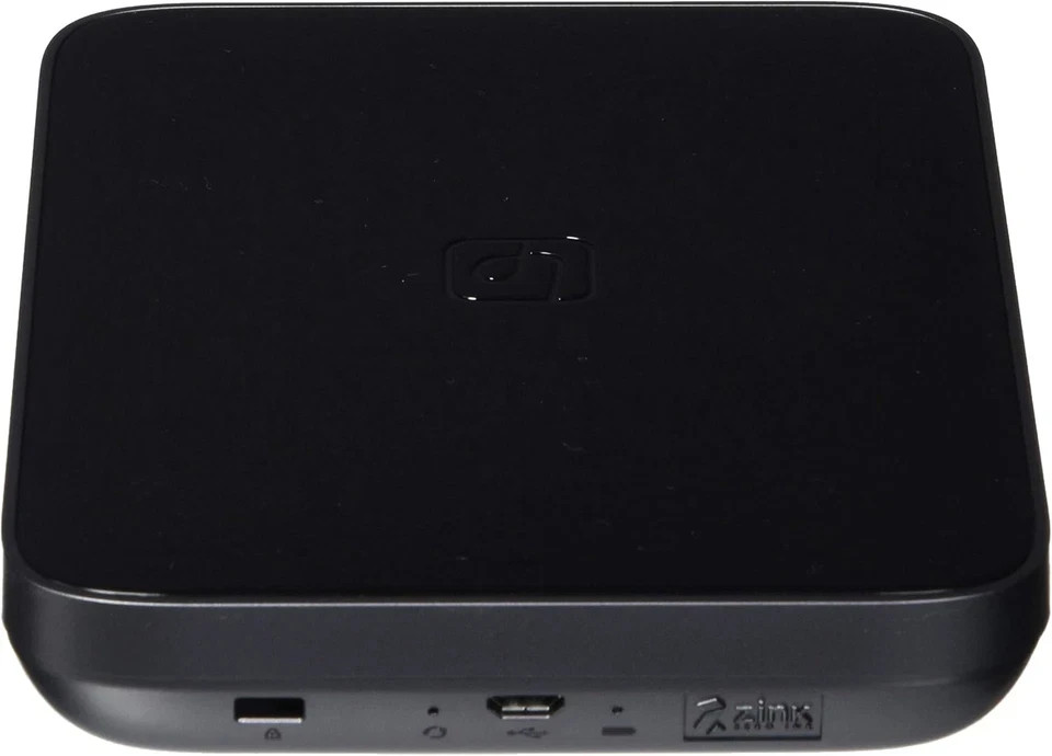 3x4.5 Portable Photo Printer Wireless for iPhone Android Smartphone Black