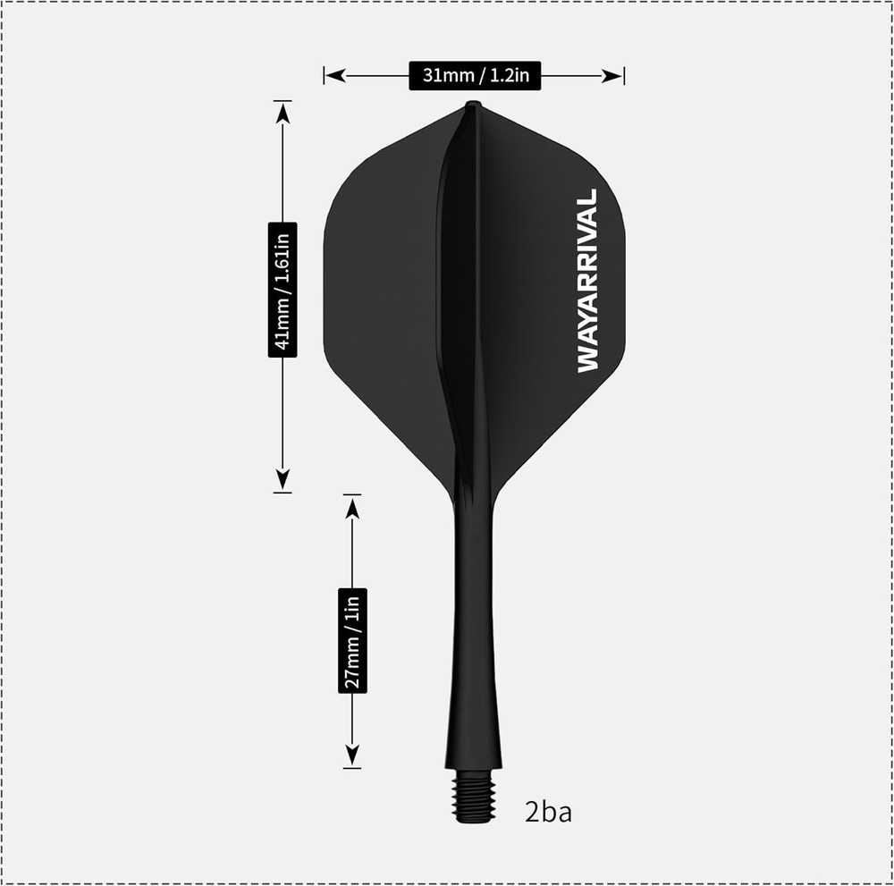 Effortless Setup Dart Flights - Universal 2BA Fit with Lightweight Stability