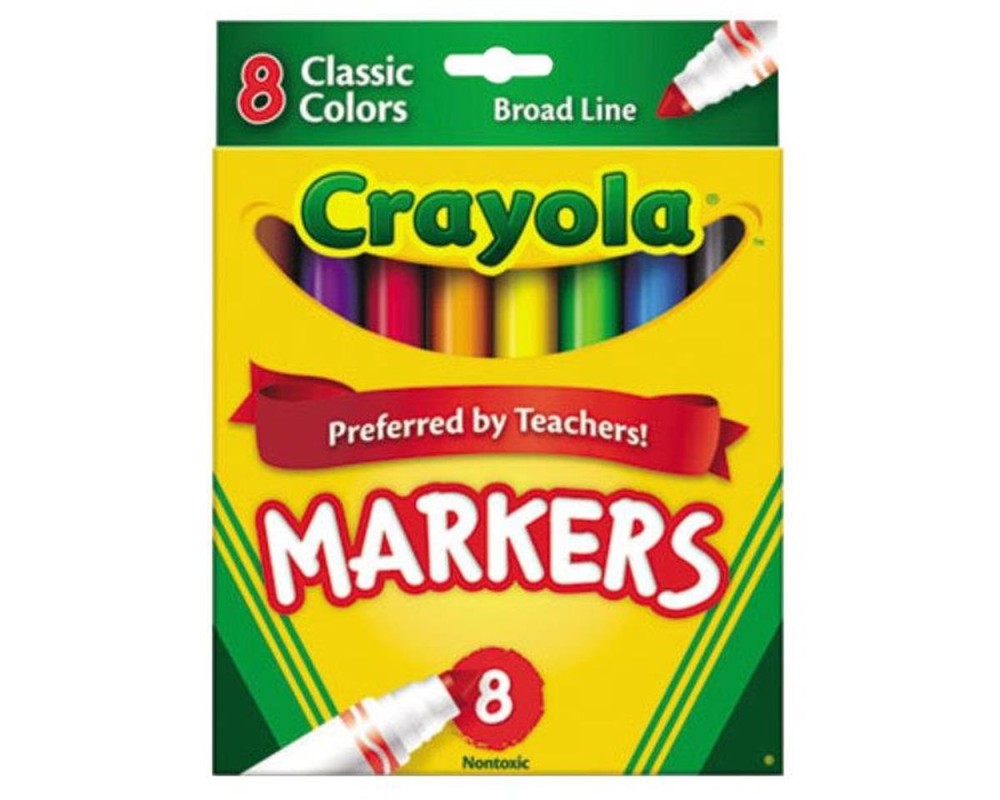 Crayola Classic Broad Line Markers (8) [CRY587708]