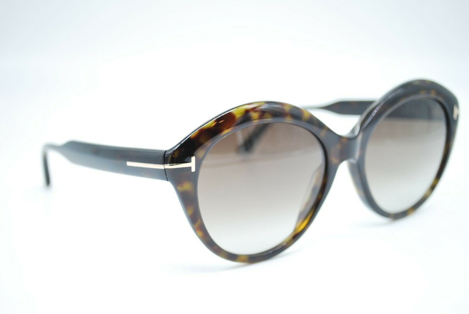 NEW TOM FORD TF 763-F 52K HAVANA BROWN GRADIENT AUTHENTIC SUNGLASSES 57-18