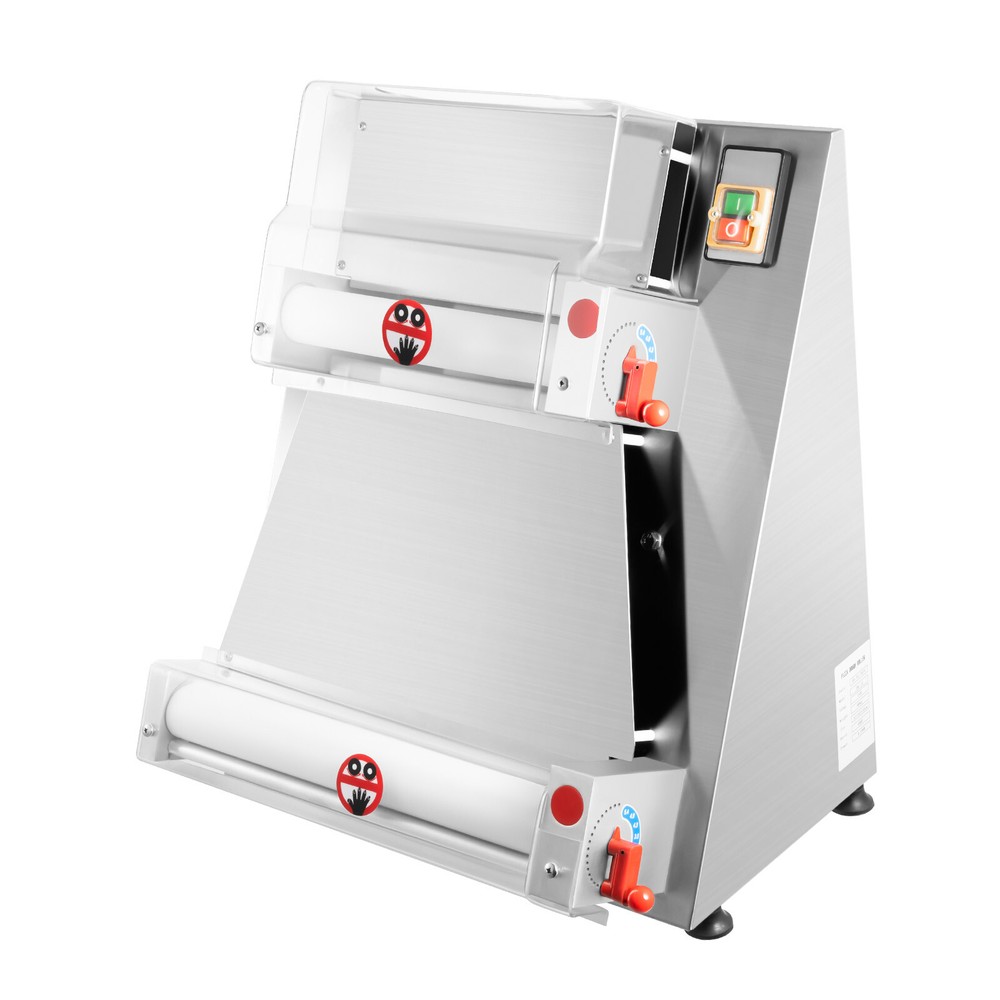 110V Automatic Commercial Dough Roller Sheeter Pizza Dough Roller Sheeter Max16"