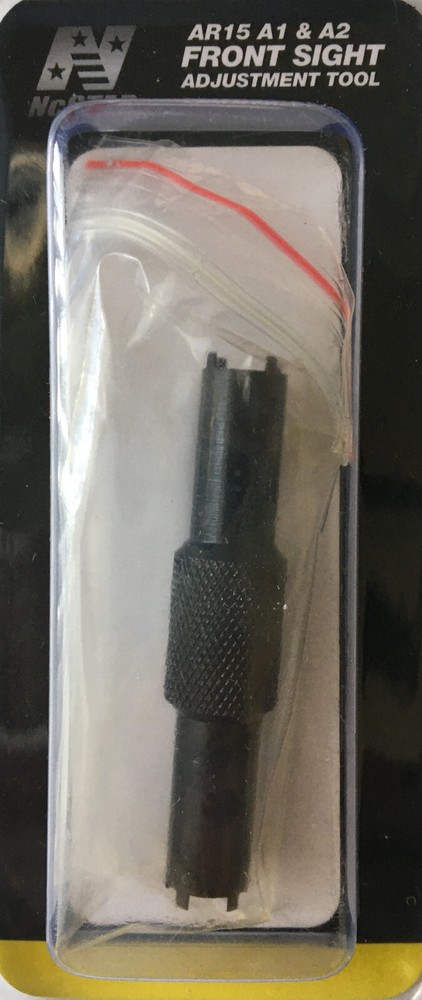 NcSTAR TARFSCT Double Sided Rifle Front Sight Adjustment Smithing Tool Black