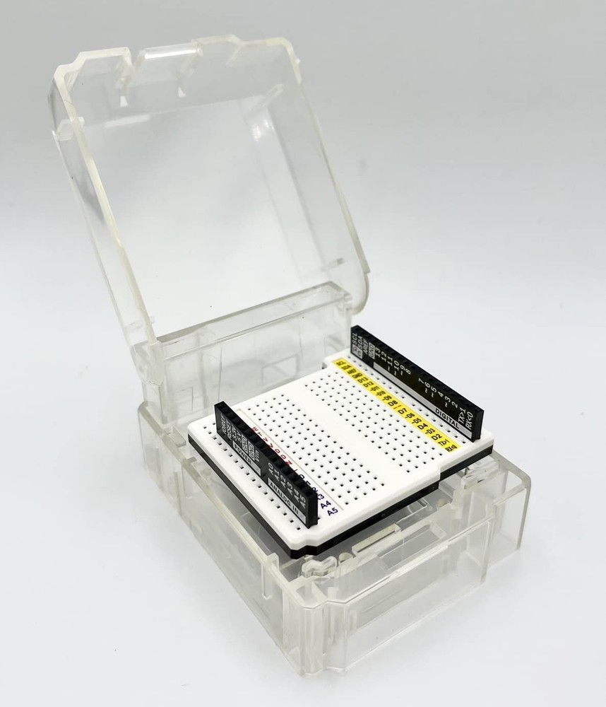ONE Stackable Mini Breadboard Kit 275 Holes ABS Casing For Arduino Uno DIY