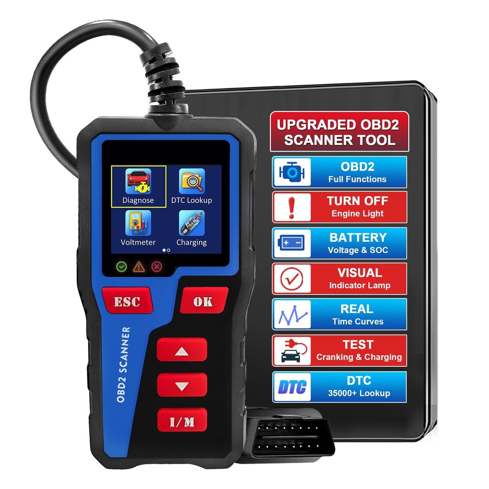 AT300 Car Code Reader Code Scanner Check Engine Fault for All OBDII Protocol