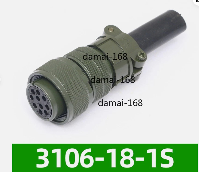 10pc Aviation plug servo connector 10pin MS3106A18-1S