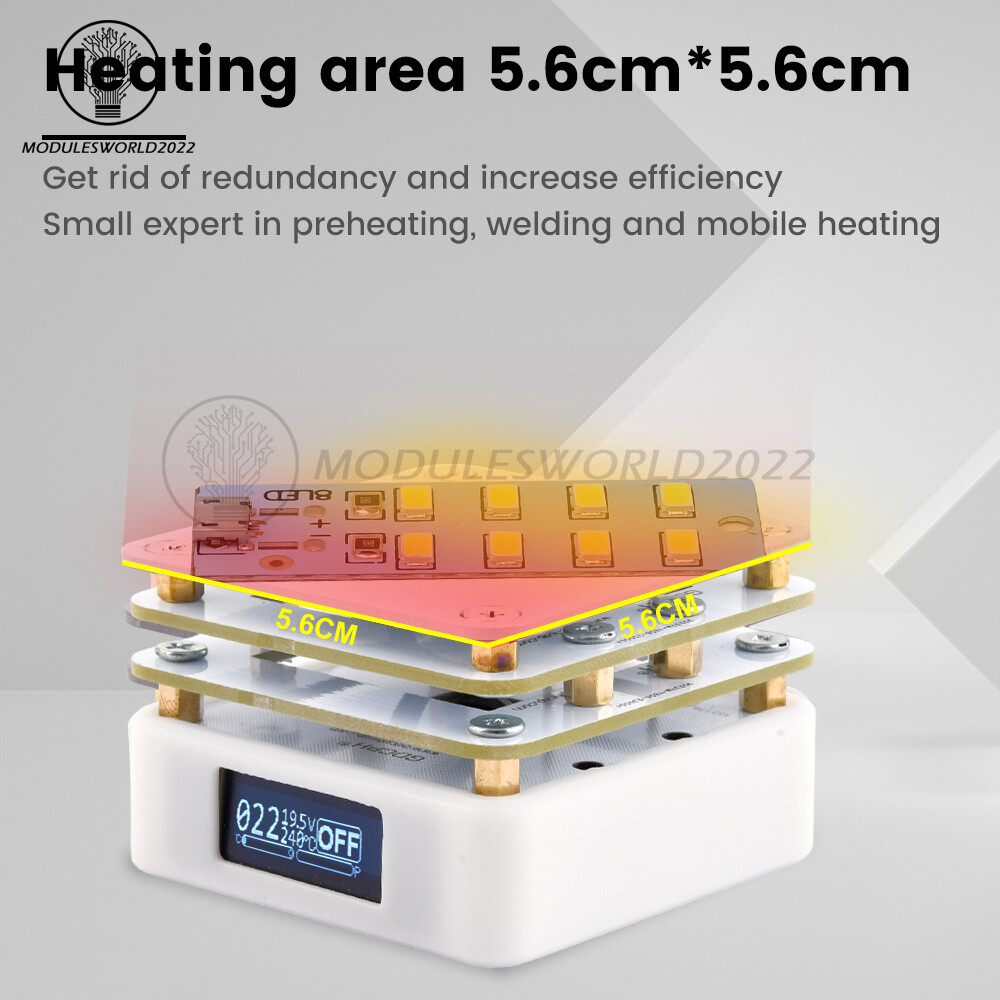 Mini Digital Adjustable Constant Heating Table Welding Hot Plate Preheater Table