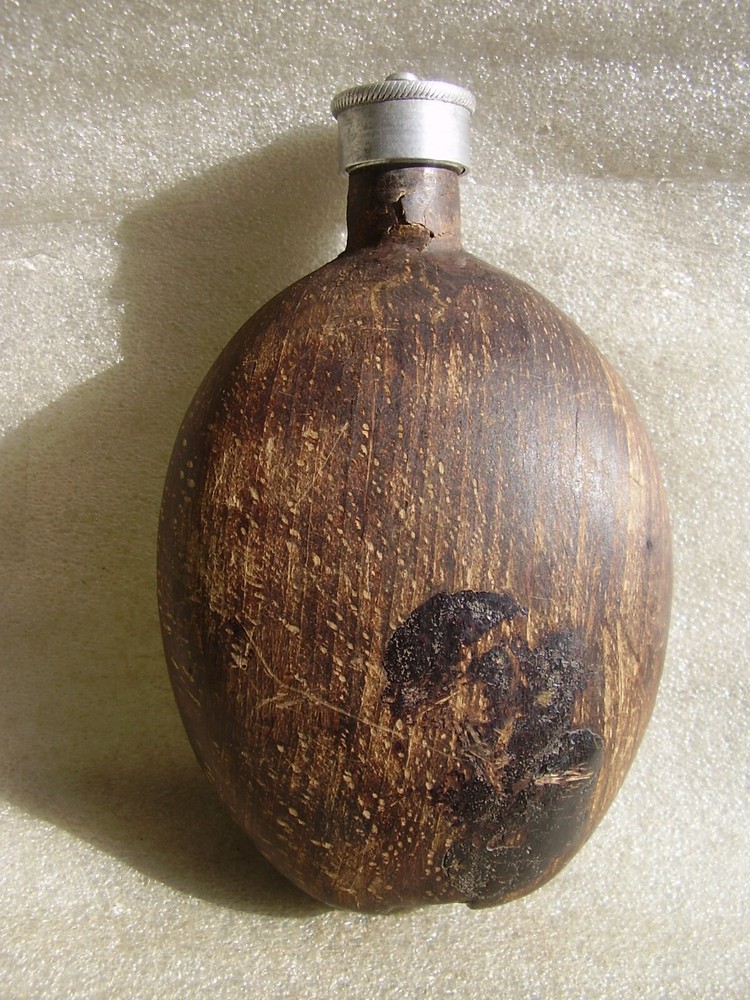WW2 German Aluminium Canteen Case with damage