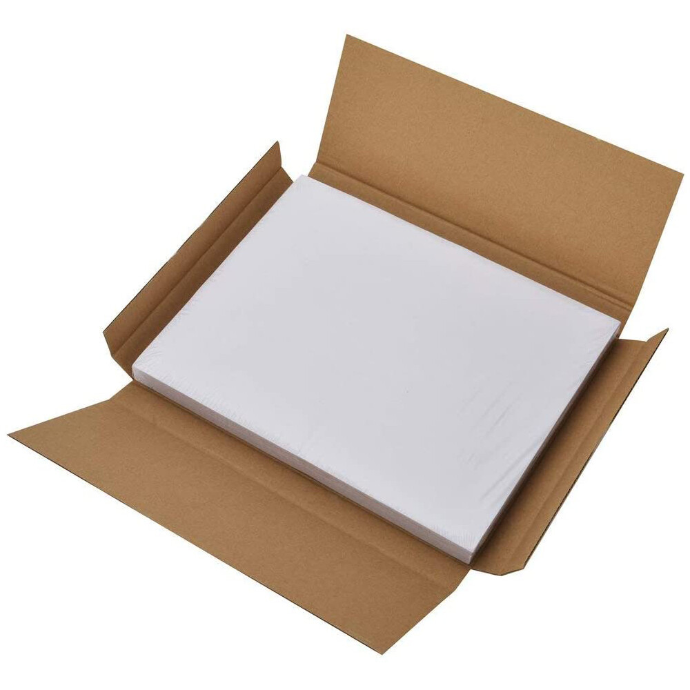 50-20000 Shipping Labels 8.5" x 5.5" Half Sheets Blank Self Adhesive 2 Per Sheet