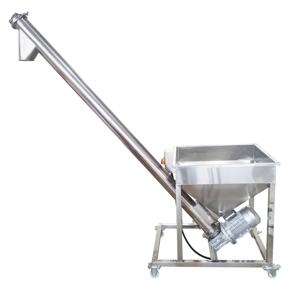 Automatic Screw Elevator Particle Spiral Feeding Machine Stainless Steel