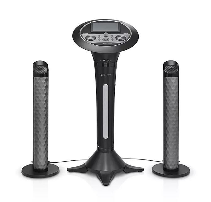 Singing Machine ISM1030BT Bluetooth Karaoke Pedestal Machine w/ Speakers (Black)