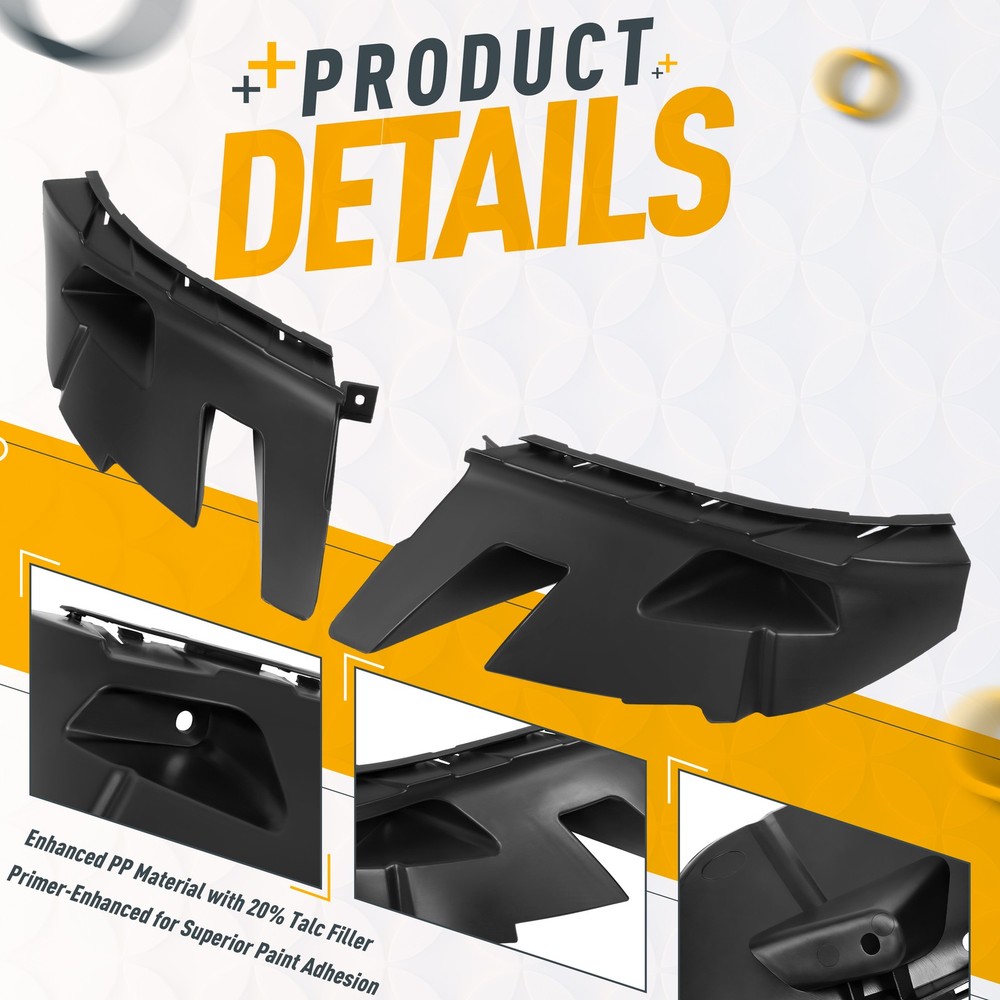 2Pcs Front Bumper Support Bracket Left+Right Side For Ram 1500 Classic 2013-2024