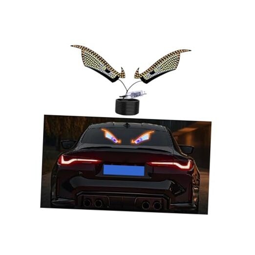 Car Devil Eye Lights,LED Window Devil Eye Lights,Dynamic Devil Eye car A
