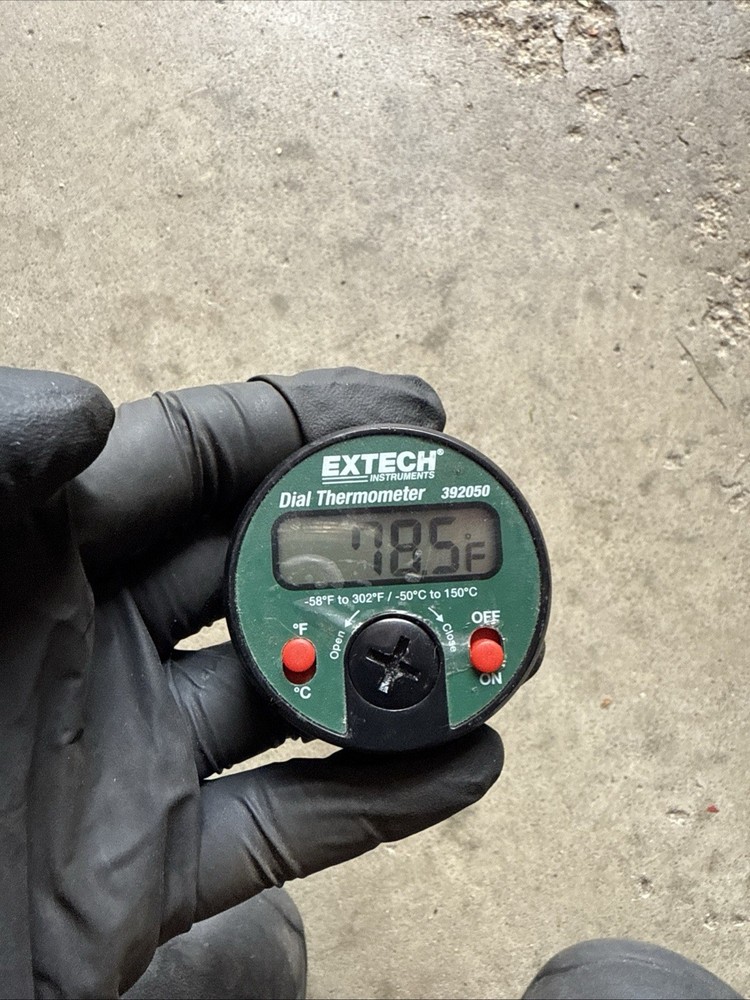 Extech Instruments Dial Stem Thermometer 392050 New Battery