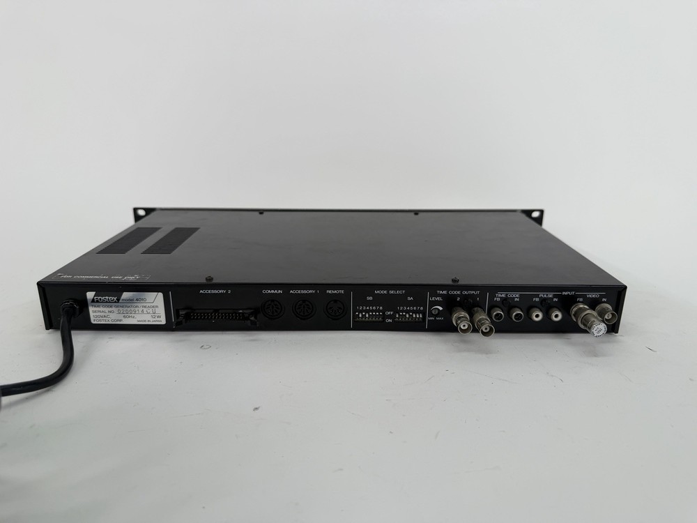 Fostex 4010 Sub System Time Code Generator / Reader