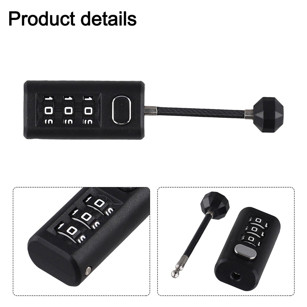 Mini Lock Resettable Coded Lock Backpack Lock Luggage Padlock Dormitory