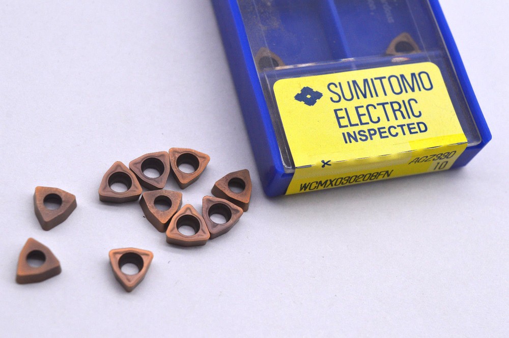 30PCS WCMX030208FN 330 drill insert U drill inserts carbide inserts for drill