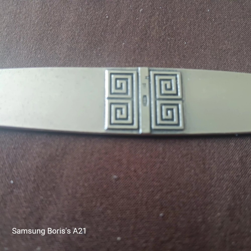 long 9" lady from Soviet union silver mark 875.