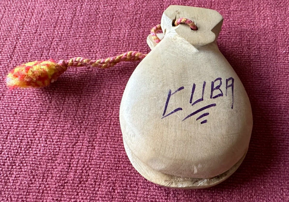 Wooden Cuban Castanets Authentic