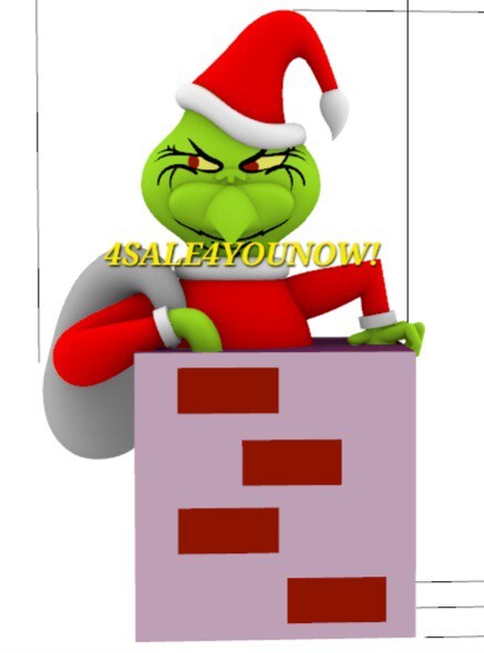 32 FOOT INFLATABLE CHRISTMAS THE GRINCH WITH LED LIGHTS  CUSTOM MADE!!!!!!