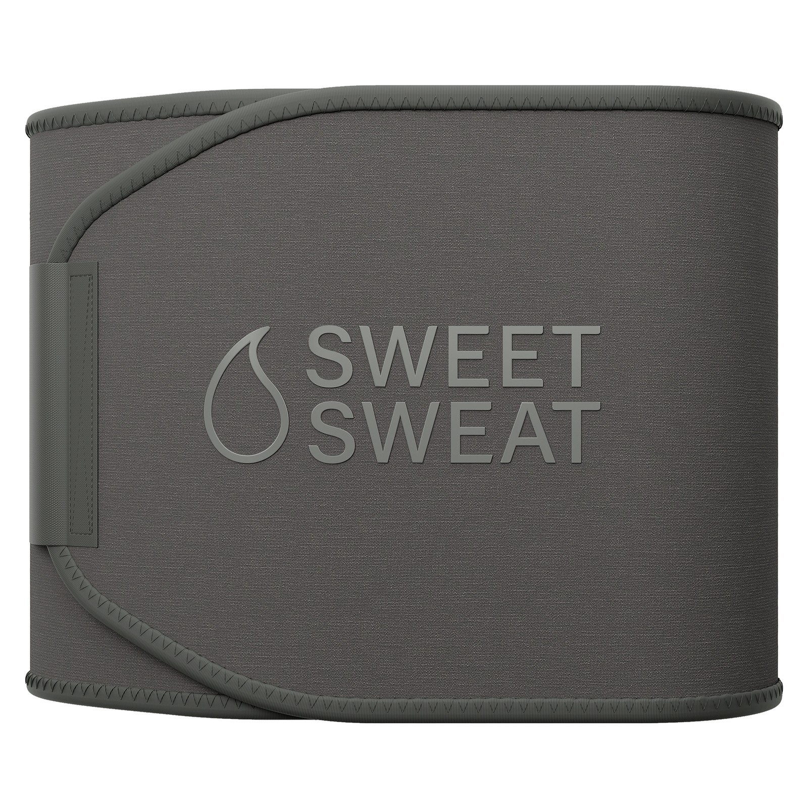 Sweet Sweat Waist Trimmer by Sports Research for Men & Women - Matte Gray - XXL