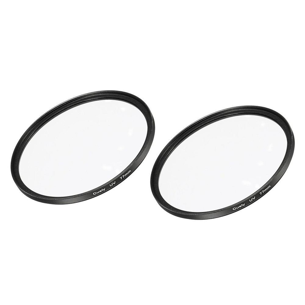 UV Lens Filters, 77mm Thin Protective Multilayer Frame, 2pcs