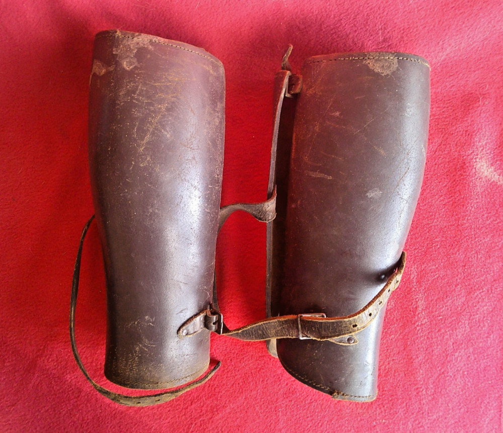 WWI LEATHER FIELD LEGGINGS-GAITERS