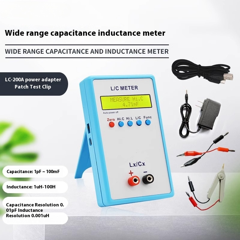 LC‑200A Inductance Capacitance Meter Handheld L/C Meter Electric Multimeter