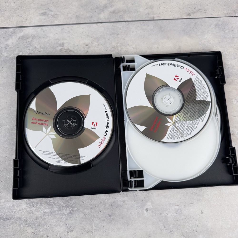 Adobe Creative Suite® 2 Premium Full Version For Windows 6 Discs Complete