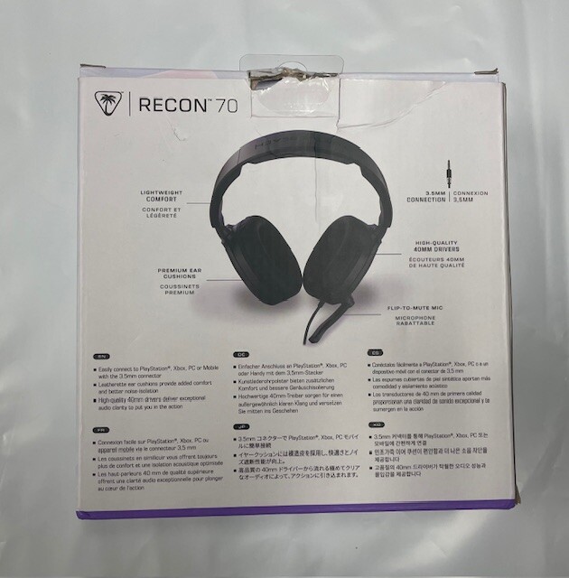 Turtle Beach Recon 70 Multiplatform Gaming Headset for PS5, PS4, Xbox USED