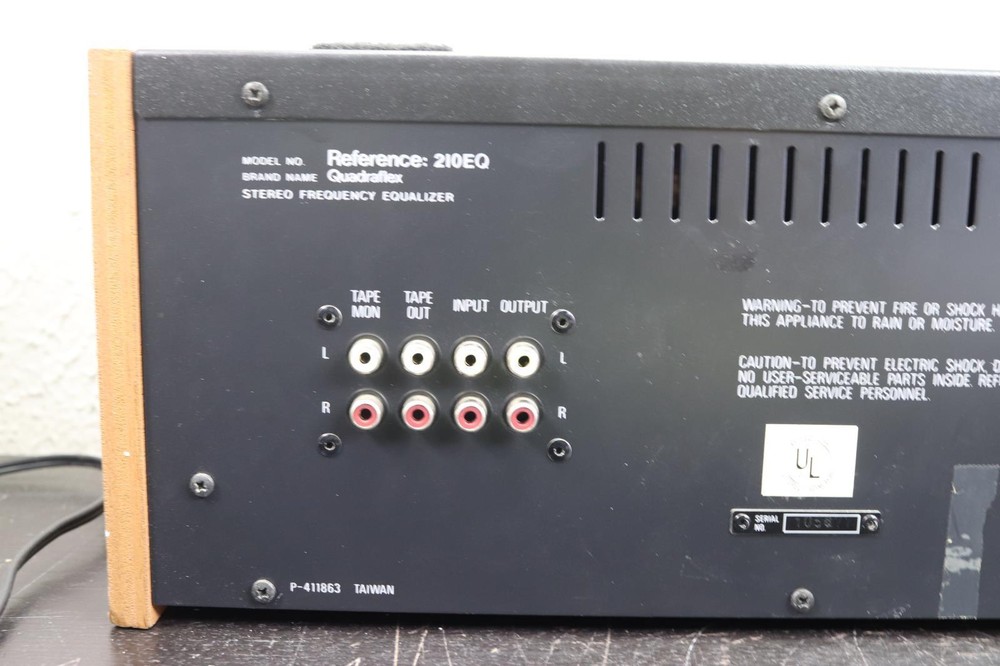 QUADRAFLEX Reference: 210EQ Equalizer 10-Band.
