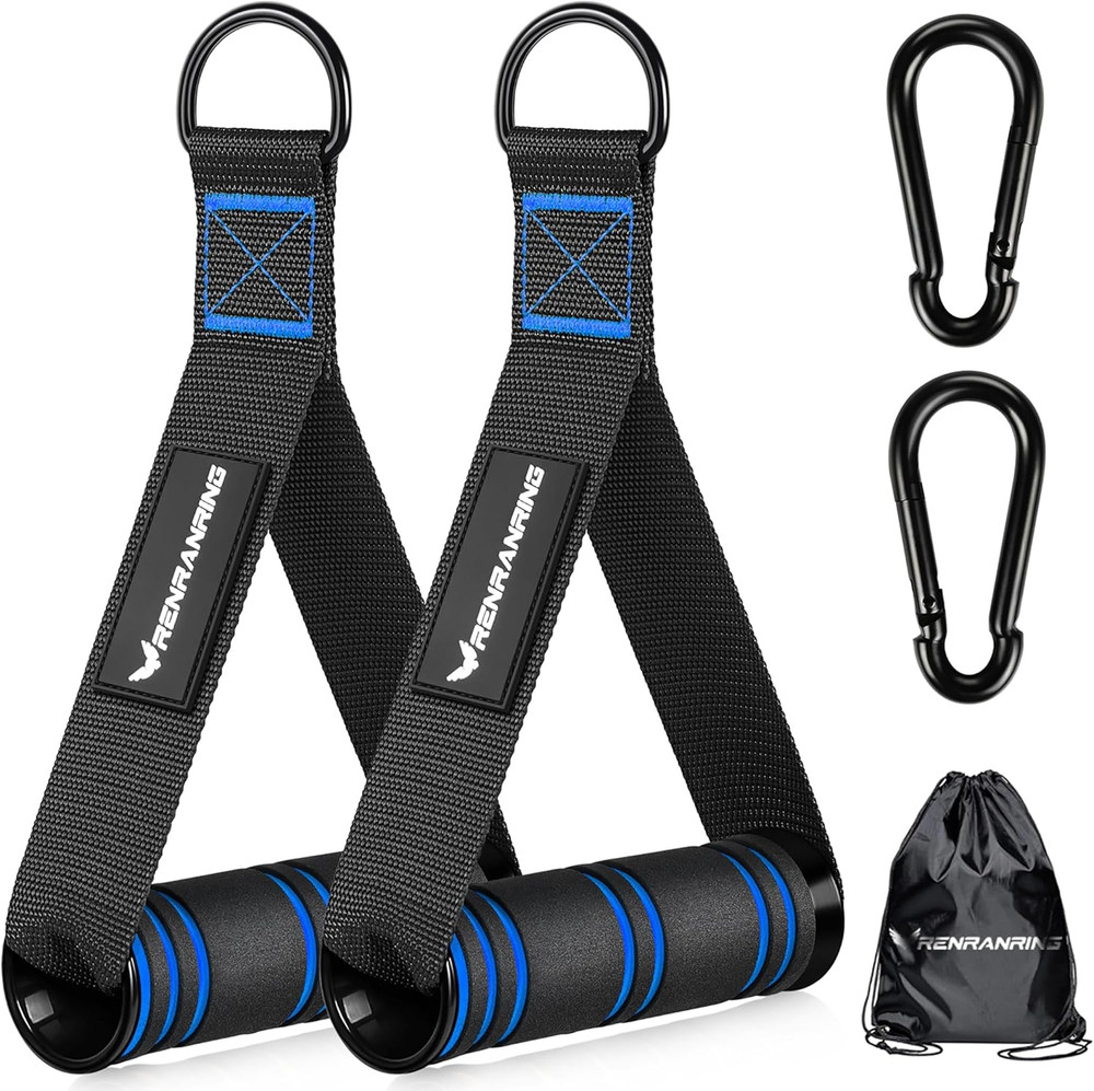 Gym Exercise Handles, Replacement Handle Attachments for Cable Machine Pulleys