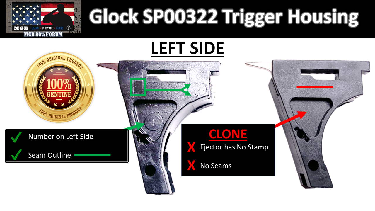 Glock 26 Lower Part Kit Gen 3 OEM G26 LPK Complete