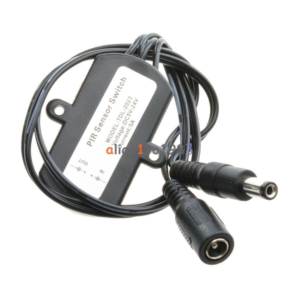 DC5-24V LED 5A Strip Automatic MINI PIR Infrared Motion Sensor Detector Switch