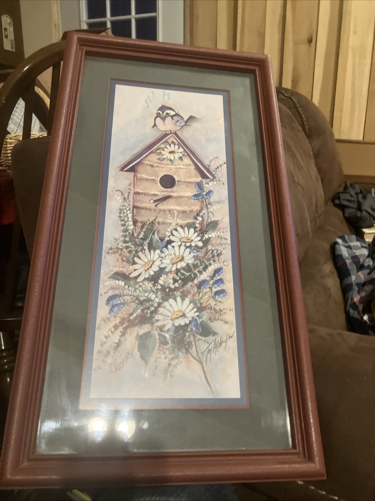 Vintage Art Print Of A Fantastic Birdhouse From Home Interior